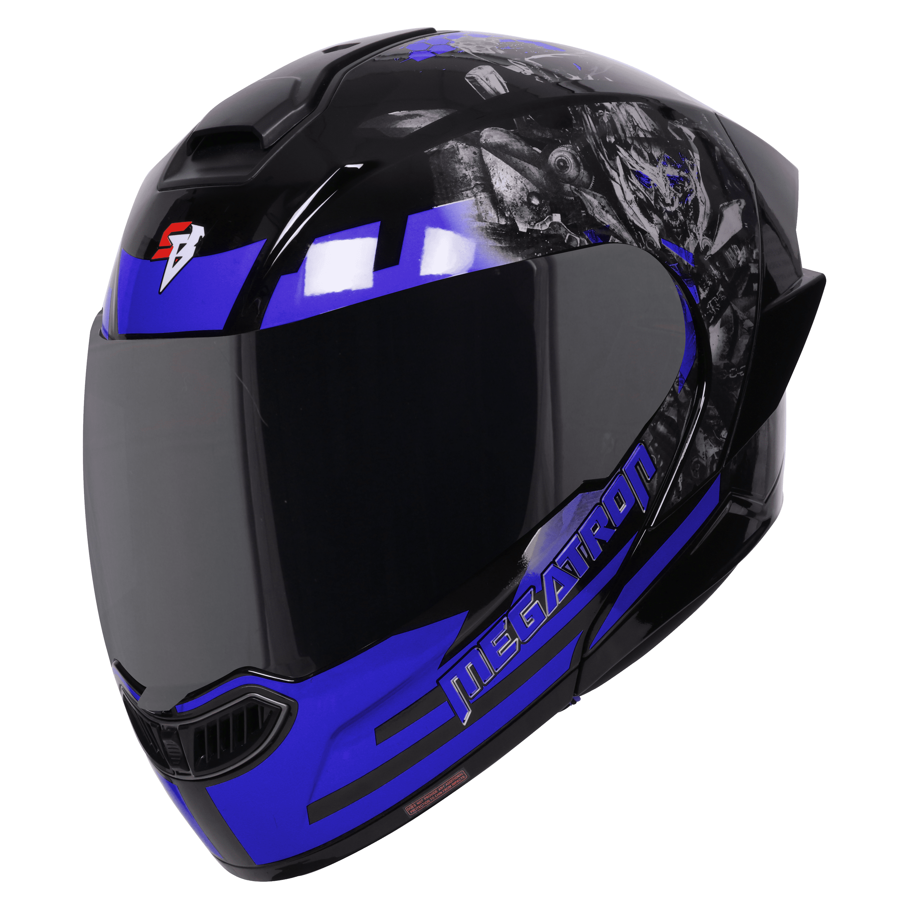 SBA-8 ISS MEGATRON GLOSSY BLACK WITH BLUE